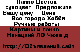 Панно Цветок - сухоцвет. Предложите Вашу цену! › Цена ­ 4 000 - Все города Хобби. Ручные работы » Картины и панно   . Ненецкий АО,Чижа д.